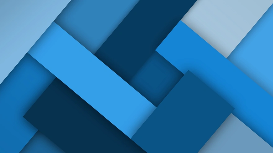Different rectangles in shades of blue
