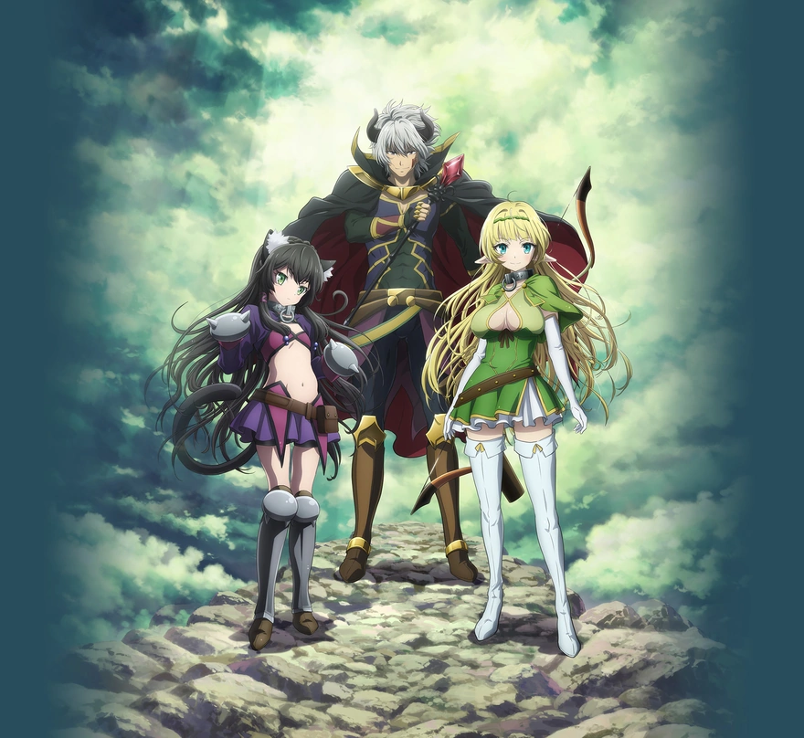 The demon and his companion from the anime How Not to Summon a Demon Lord