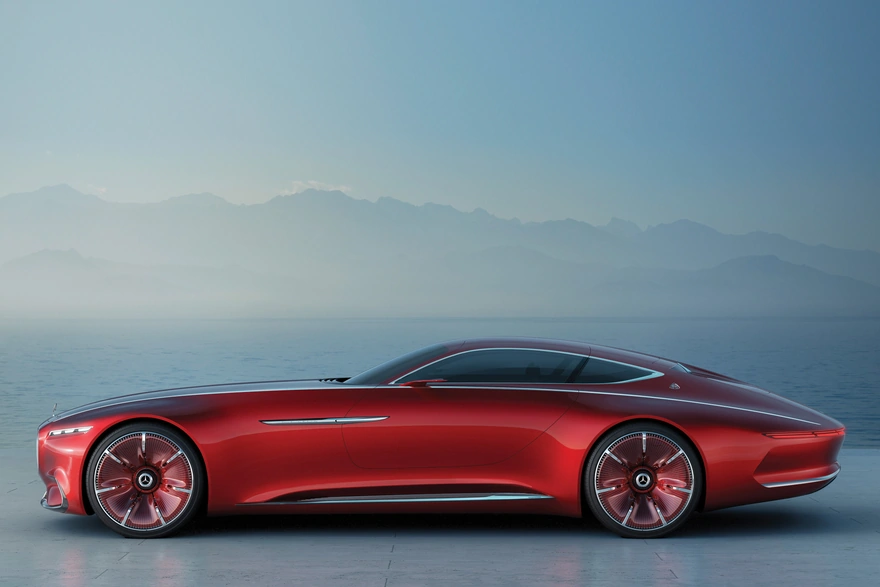 The concept car Vision Mercedes-Maybach 6. Six-meter coupe class "luxury" with an electric motor