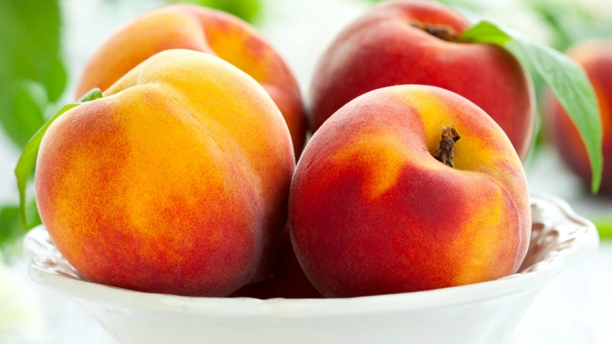 Mouth-watering peaches