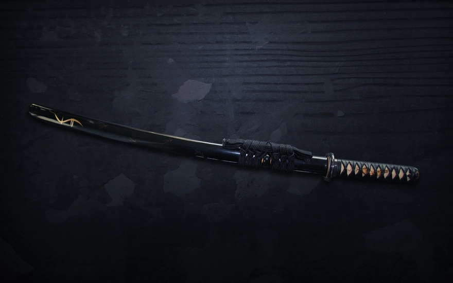 Самурайский меч катана в ножнах