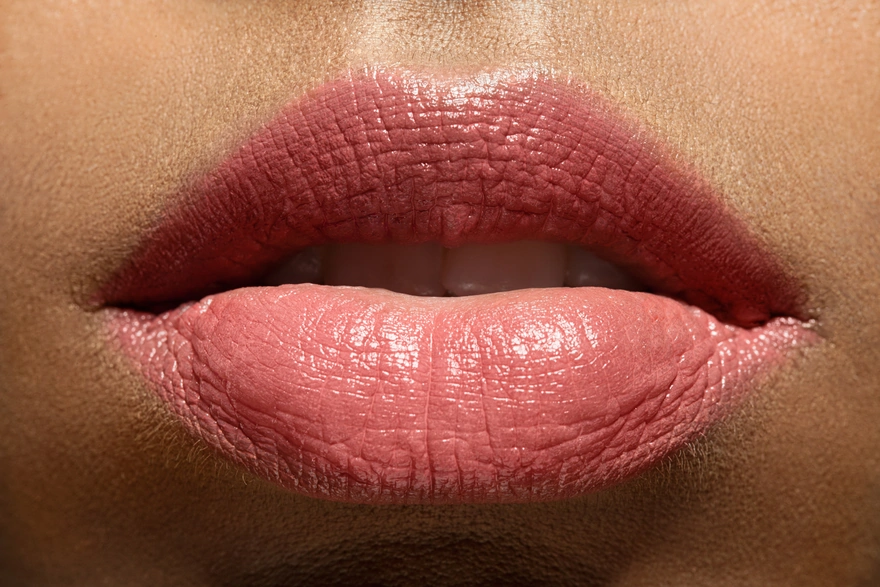 Lips girl close up