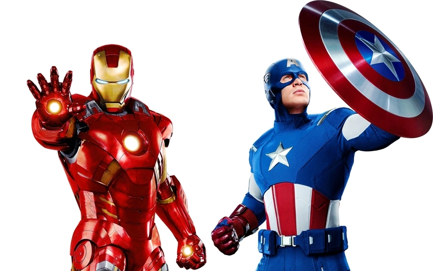 Iron man and Captain America: heroes Union