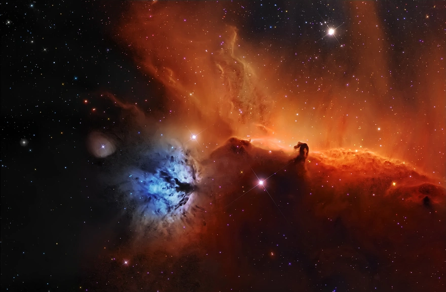 The Horse head nebula in the constellation Orion