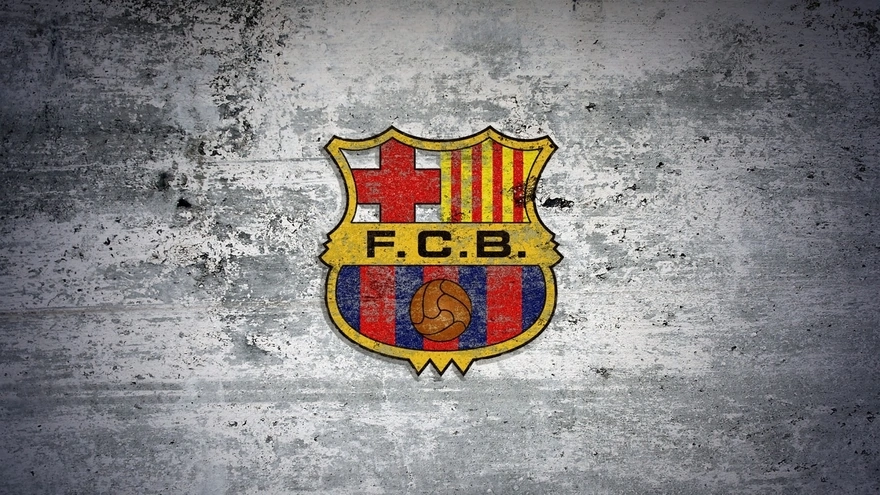 Футбольная эмблема клуба Барселоны