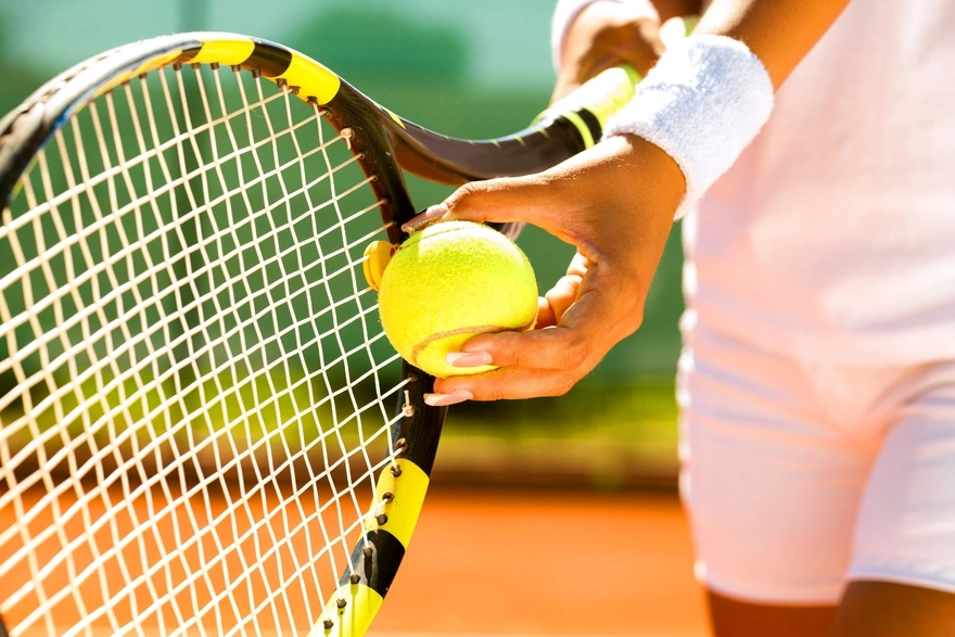 Image: Tennis, sports, racket, ball, serve