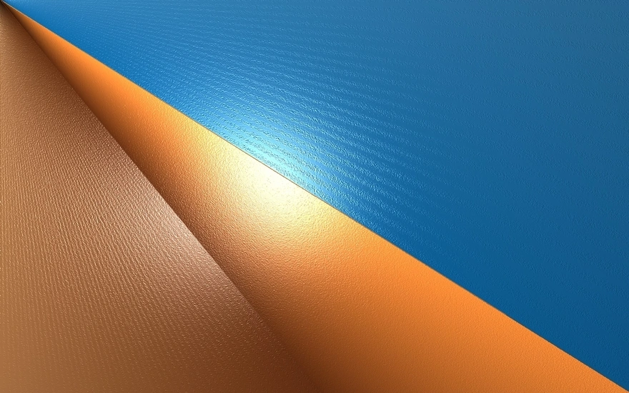 Яркий свет в центре оранжево-голубой текстуры