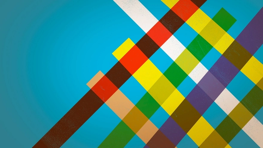 Image: Stripes, colored, lines, blue background, fading