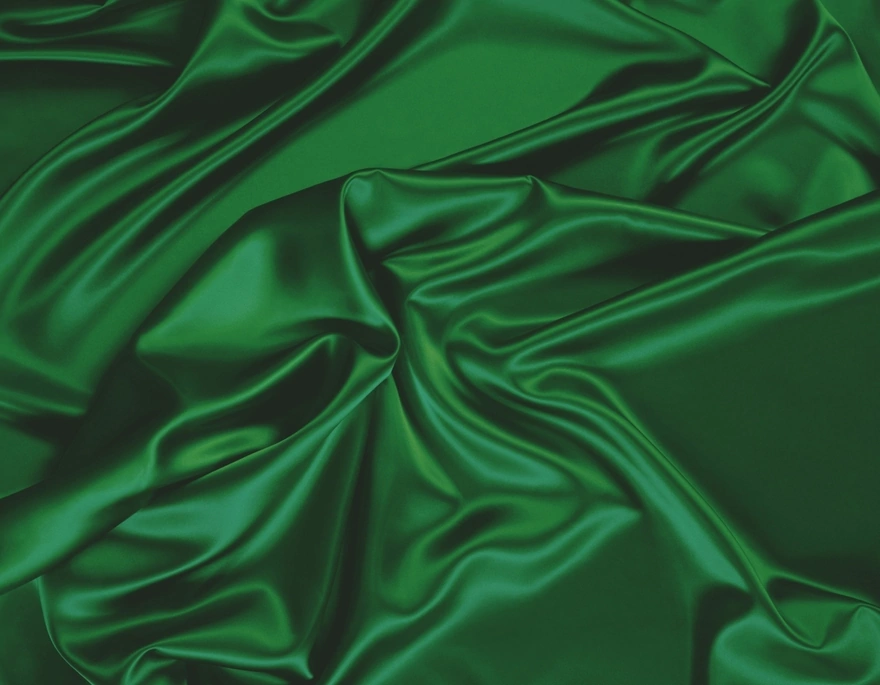 Зеленая мятая ткань