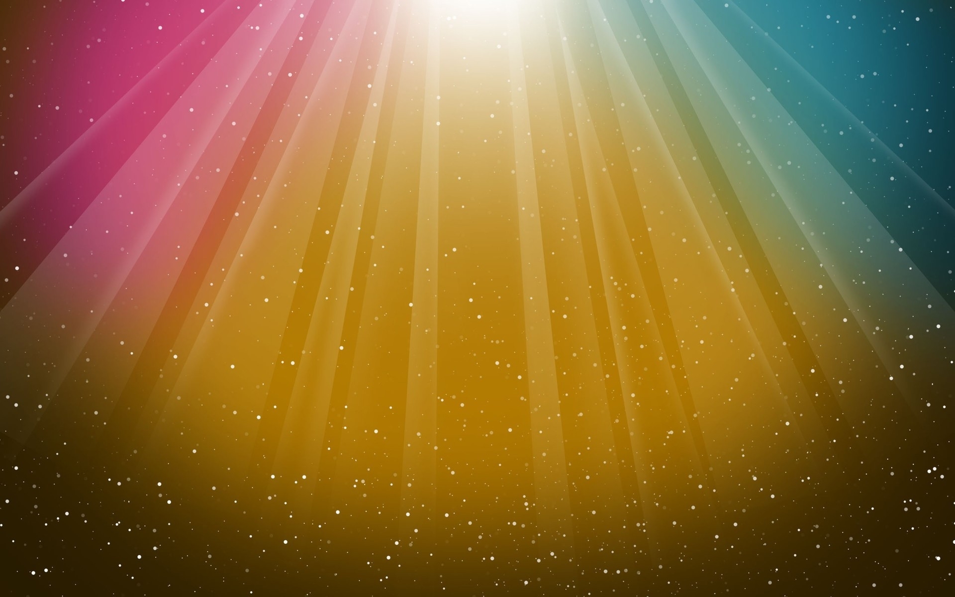 Image: Space, light, rays, stars, color