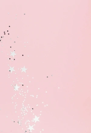 Image: Stars, scattering, pink background