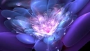 Картинка: Светящийся фрактальный цветок