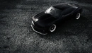 Картинка: Чёрный Chevrolet Camaro вид сверху.