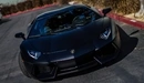 Image: Black Lamborghini Aventador LP700-4.
