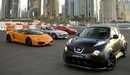 Картинка: Nissan Juke–R с суперкарами.