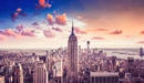 Картинка: Красивый пейзаж неба над Нью-Йорком