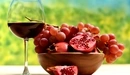 Картинка: Красное вино и фрукты