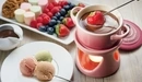 Картинка: Десерт, мороженое и ягоды с шоколадом украсят Ваш рабочий стол.