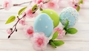 Картинка: Пасхальные яйца в нежном цвете