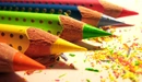 Картинка: Набор заточенных цветных карандашей