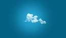 Image: Cloud on a blue background