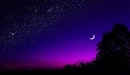 Картинка: Месяц на ночном небе