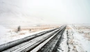 Картинка: Снежная дорога зимой.