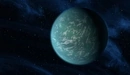 Картинка: Экзопланета у звезды Kepler-22 в созвездии Лебедь.