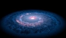 Картинка: Свечение в центре галактики