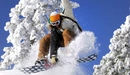 Картинка: Сноубордист в прыжке.