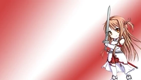 Картинка: Меч, Асуна, искусство, аниме, Sword Art Online