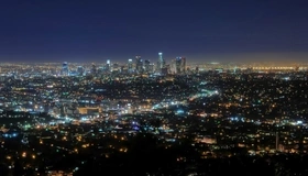 Image: City, lights, night, sky