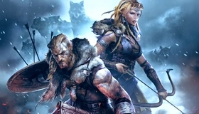 Картинка: Vikings: Wolves of Midgard, война, древность, волки, лук, стрелы