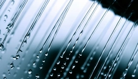 Картинка: Дождь, капли, струя, макро, жидкость