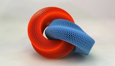 Image: Кольца, фигура, красный, синий