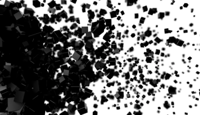 Image: Cubes, black, falling, number