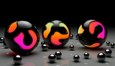 Image: Ball, sphere, balls, reflection