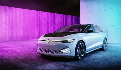 Image: Volkswagen, ID Space Vizzion, concept, electric, light, lighting, style, car, universal