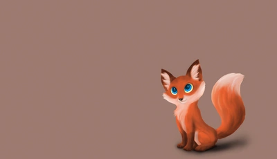 Image: Fox, eyes, looks, background