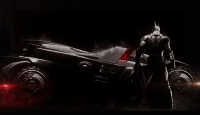 Image: Batman, Бэтмен, Batman: Arkham Knight, Бэтмен: Рыцарь Аркхема, Брюс Уэйн, Bruce Wayne, костюм, броня, Бэтмобиль, технологии, Тёмный рыцарь, Dark knight