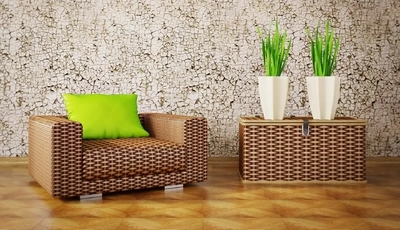 Image: Кресло, мебель, подушка, цветы, растения