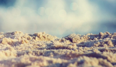 Image: Sand, glare, macro, grit, focus