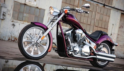 Image: Motorcycle, bike, style, chrome, Honda, VT 1300