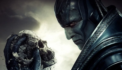 Image: Люди Икс, X Men, Apocalypse, En Sabah Nur, мутант, суперзлодей, череп., взгляд, разрушение