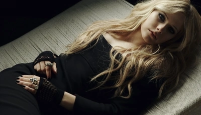 Image: Аврил Лавин, Avril Lavigne, певица, актриса, девушка, блондинка, волосы