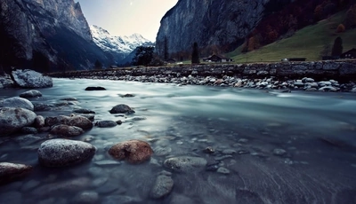 Image: вода, камни, природа
