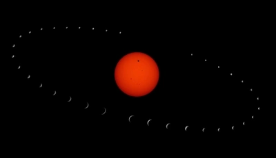 Image: Звезда, Солнце, планета, Венера, пятна, красный, расположение