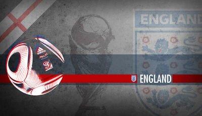 Image: Football, ball, England, flag, emblem, Cup