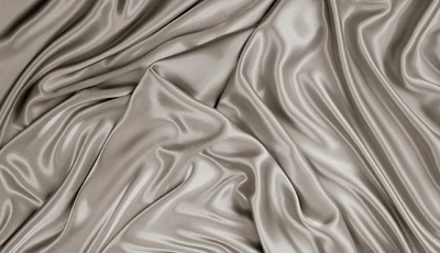 Image: Silk gray, wrinkled, fabric