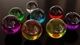 Картинка: Разноцветные стеклянный шары в 3D